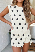 Polka Dot Mini Skort