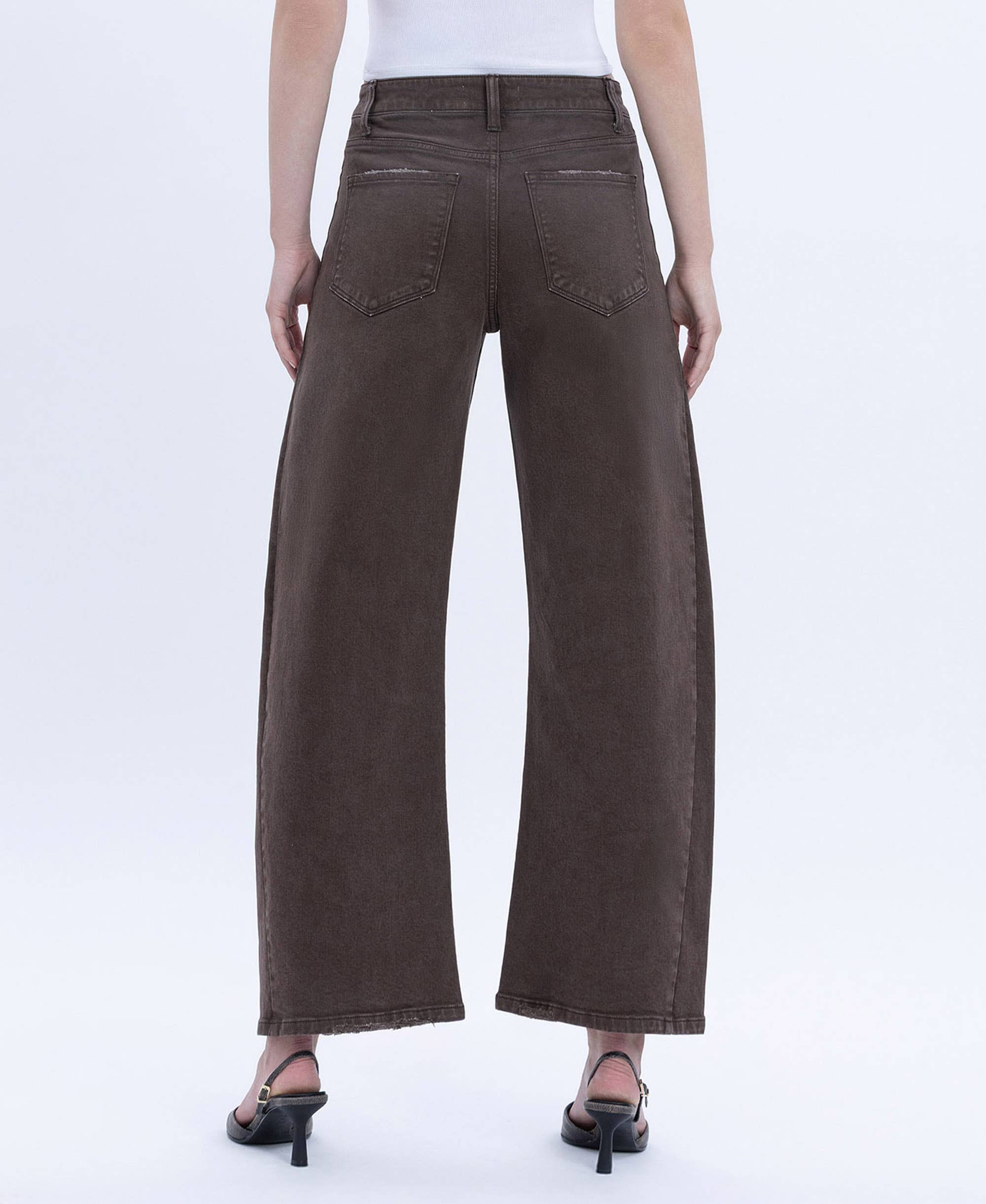 Brown Barrel Denim