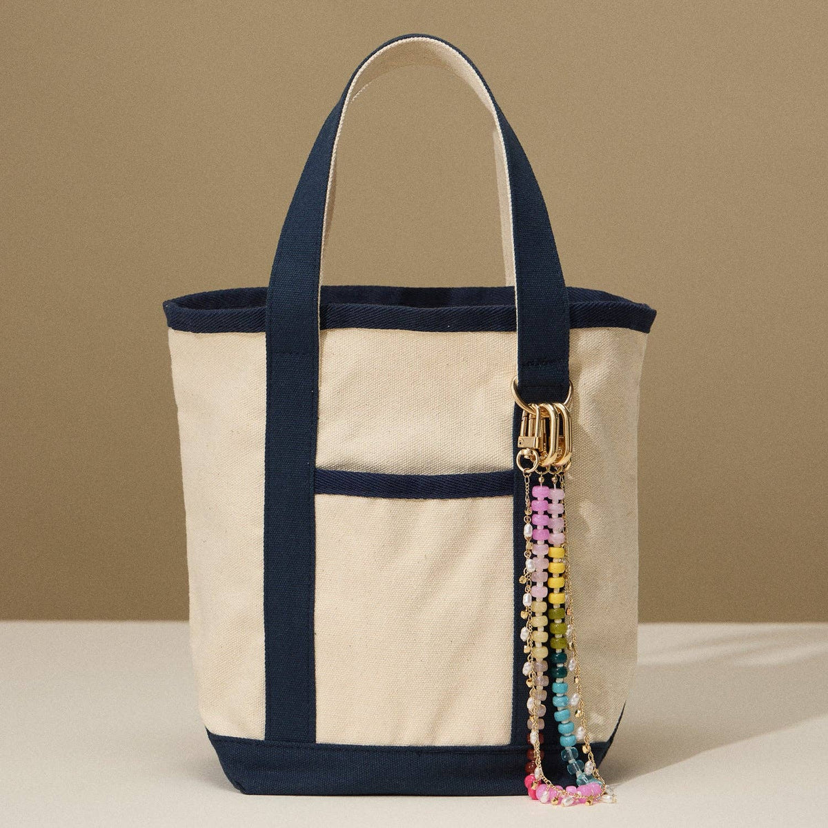 Colorful Beaded Bag Charm