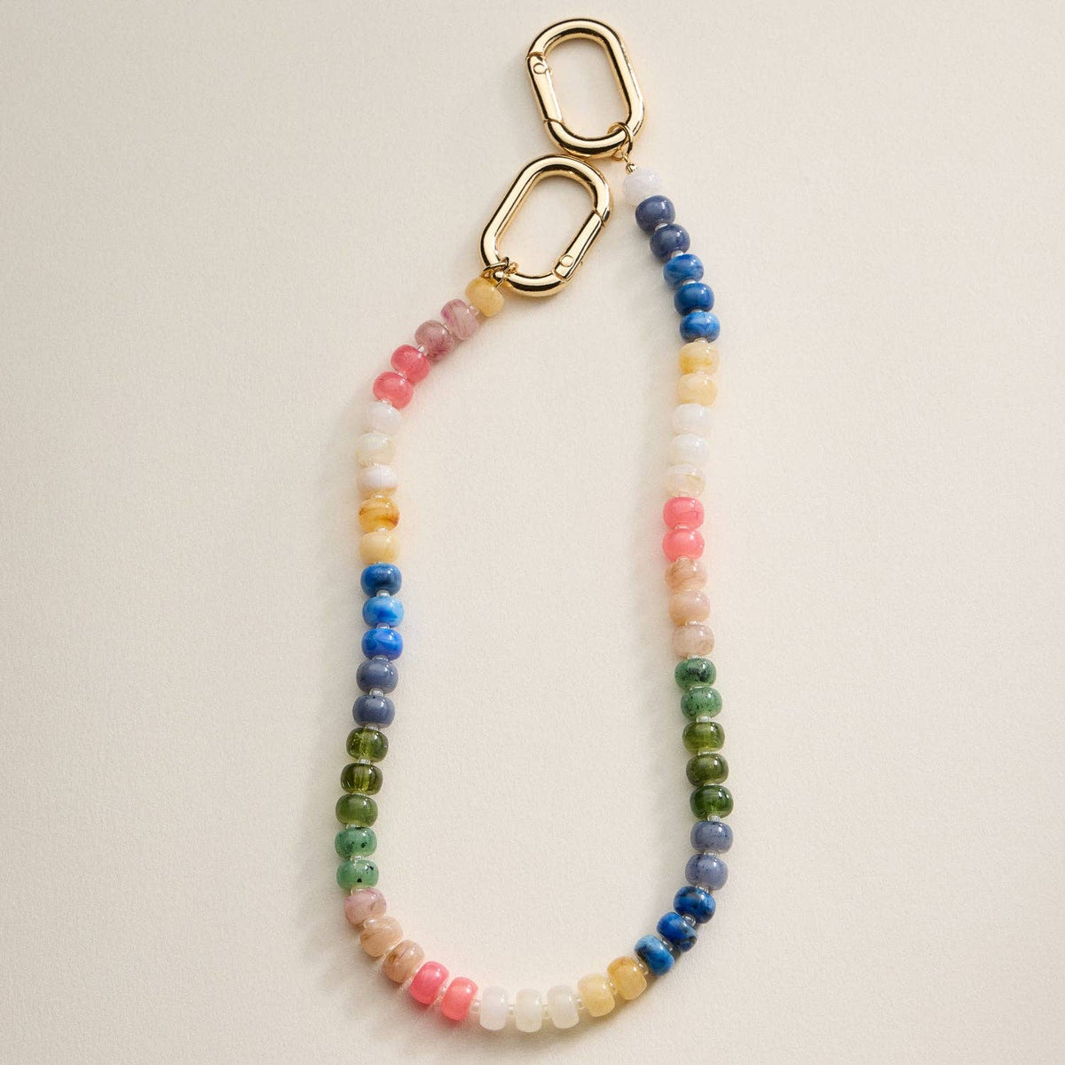Colorful Beaded Bag Charm