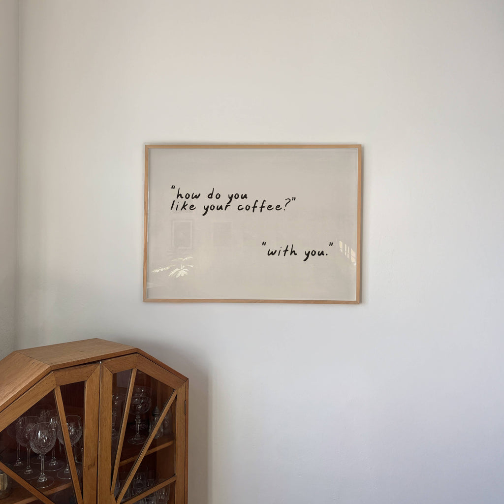 How Do You Like Your Coffee Wall Art