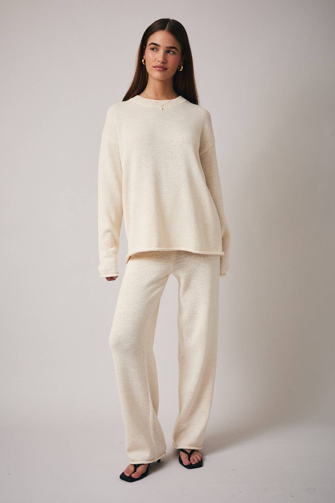 Lightweight Cream Sweater