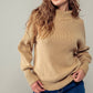 Valley Ribbed Knit Mock Neck Sweater