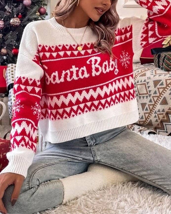 Santa Baby Sweater