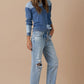 Rolled Up Boyfriend Jeans