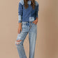 Rolled Up Boyfriend Jeans