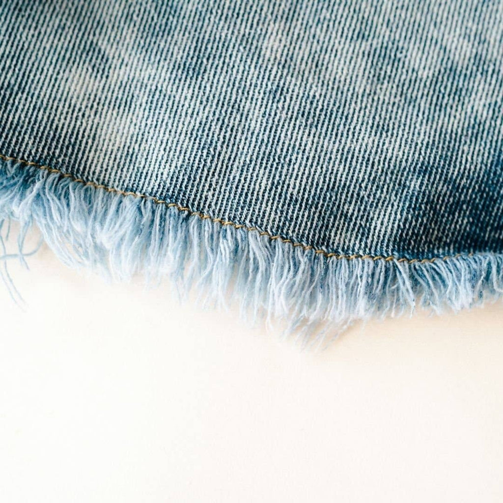 Raw Hem Denim Jacket