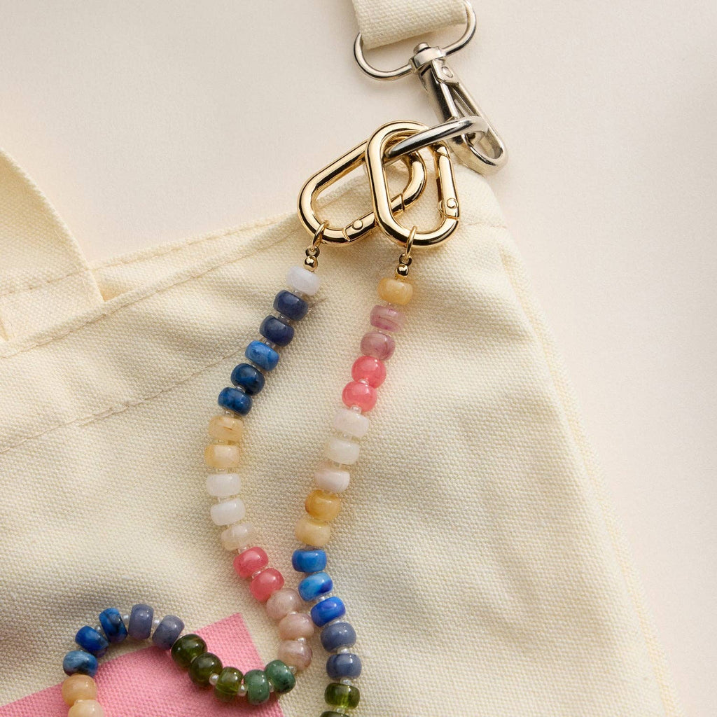 Colorful Beaded Bag Charm