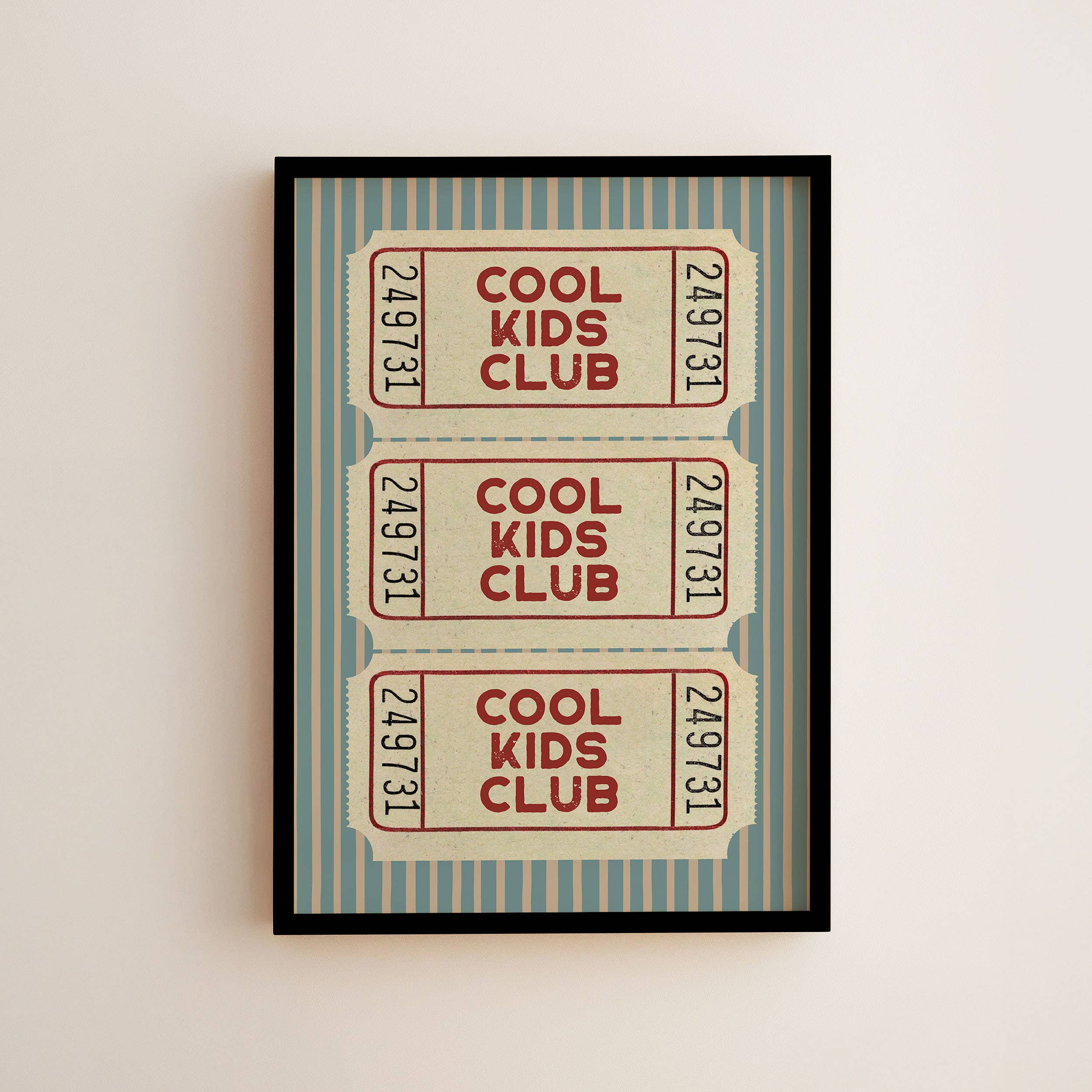 Cool Kids Club Wall Art