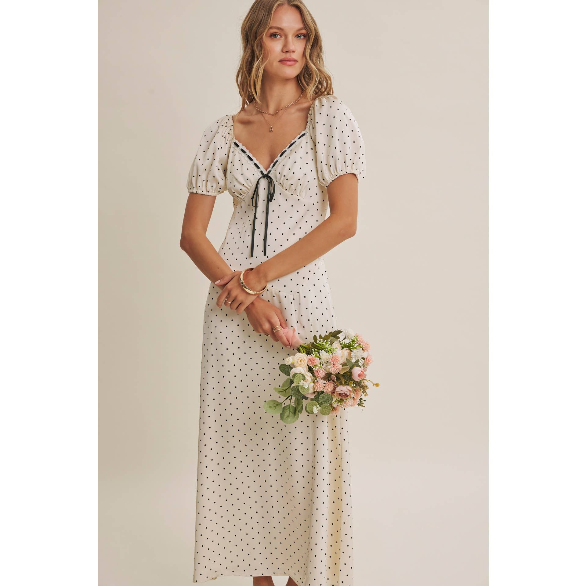 VINTAGE POLKA DOT MAXI
