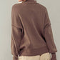 Valley Ribbed Knit Mock Neck Sweater