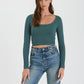 SCOOP NECK CROP TOP