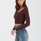 SCOOP NECK CROP TOP