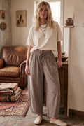 Vintage Washed Scuba Barrel Pants