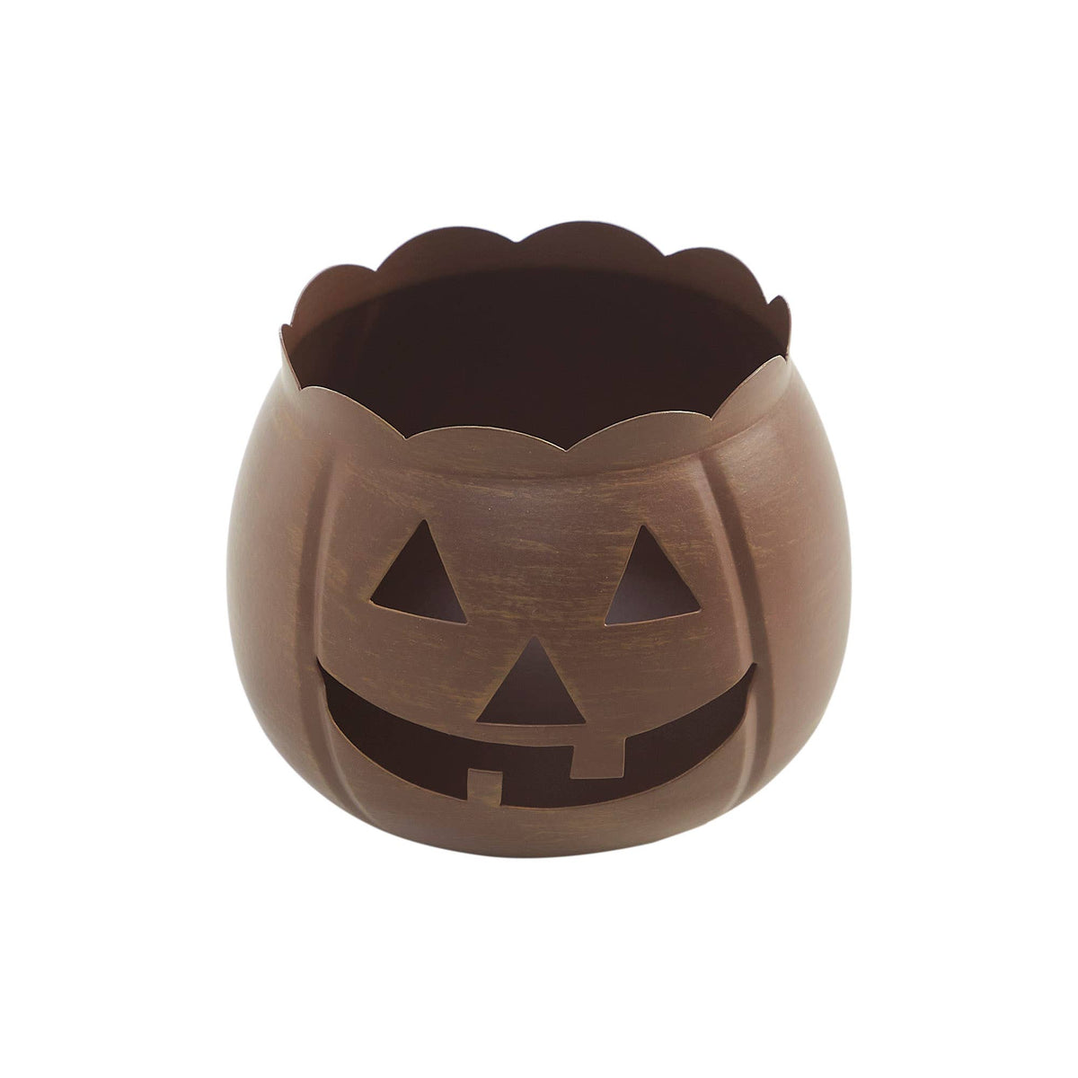 Bronze Metal Jack-O'-Lantern