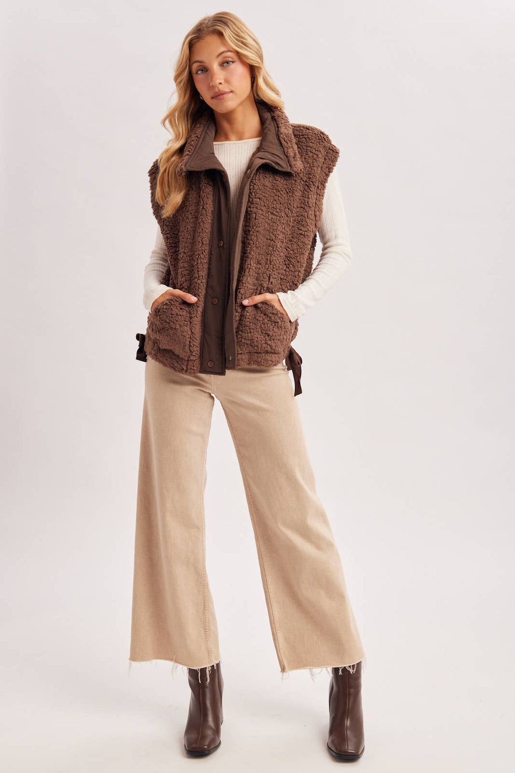 FLEECE SHERPA VEST