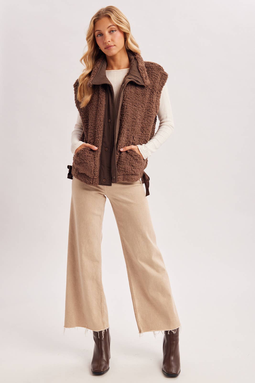 FLEECE SHERPA VEST