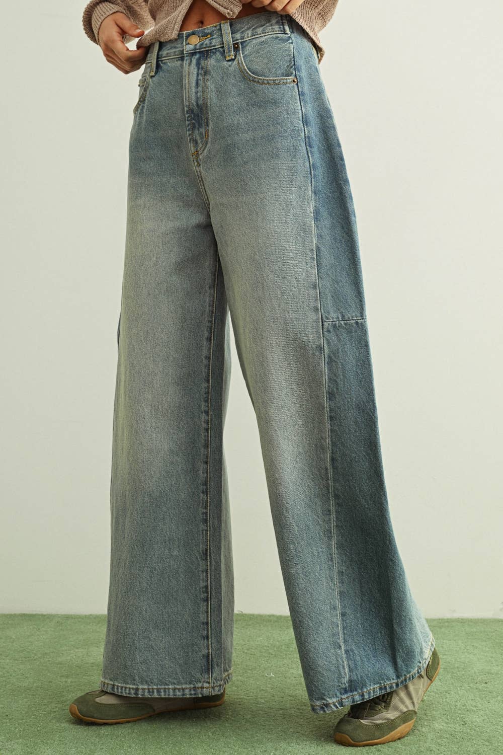 Two Tone Barrel Denim