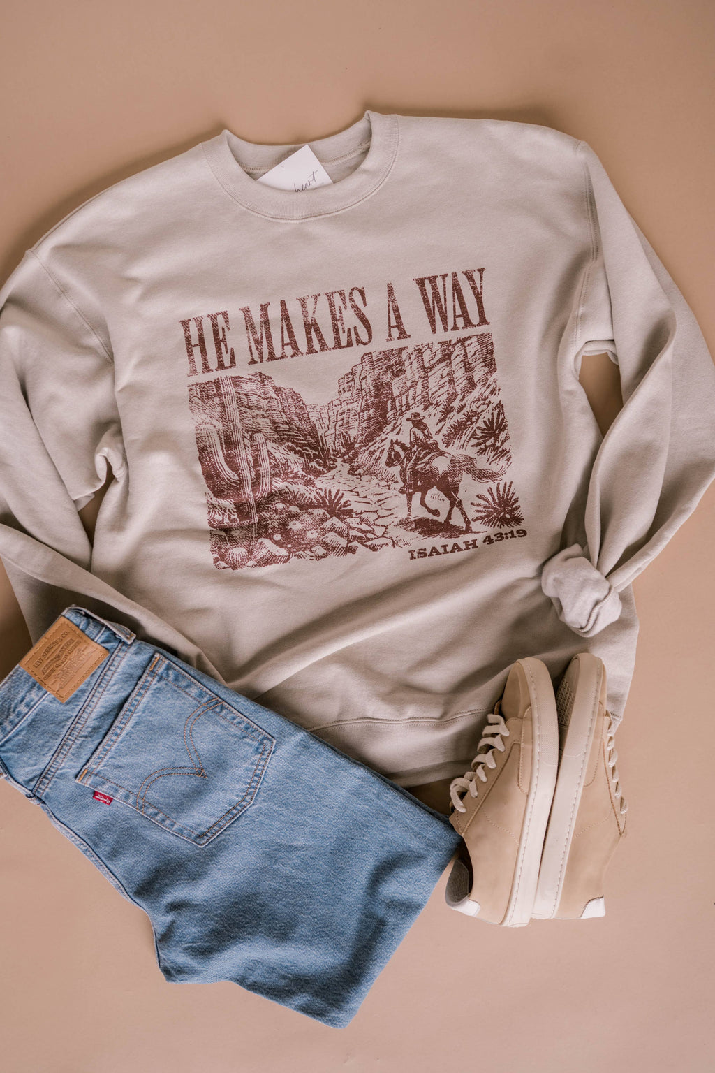 He Makes A Way Crewneck