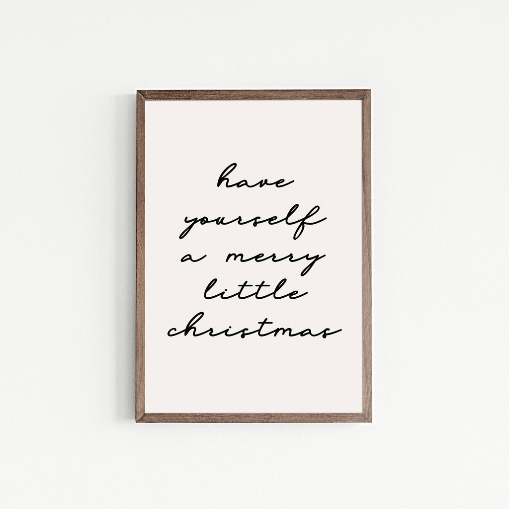 Merry Little Christmas Wall Art