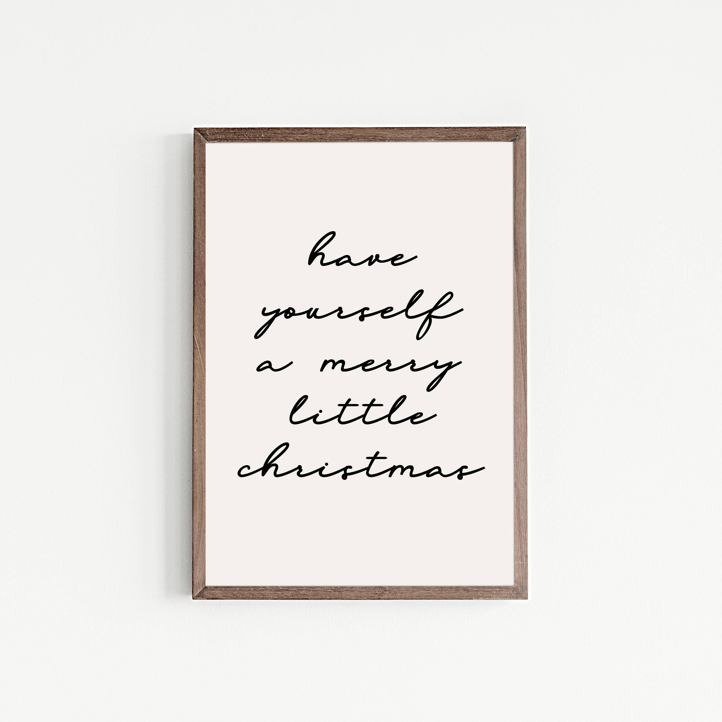 Merry Little Christmas Wall Art