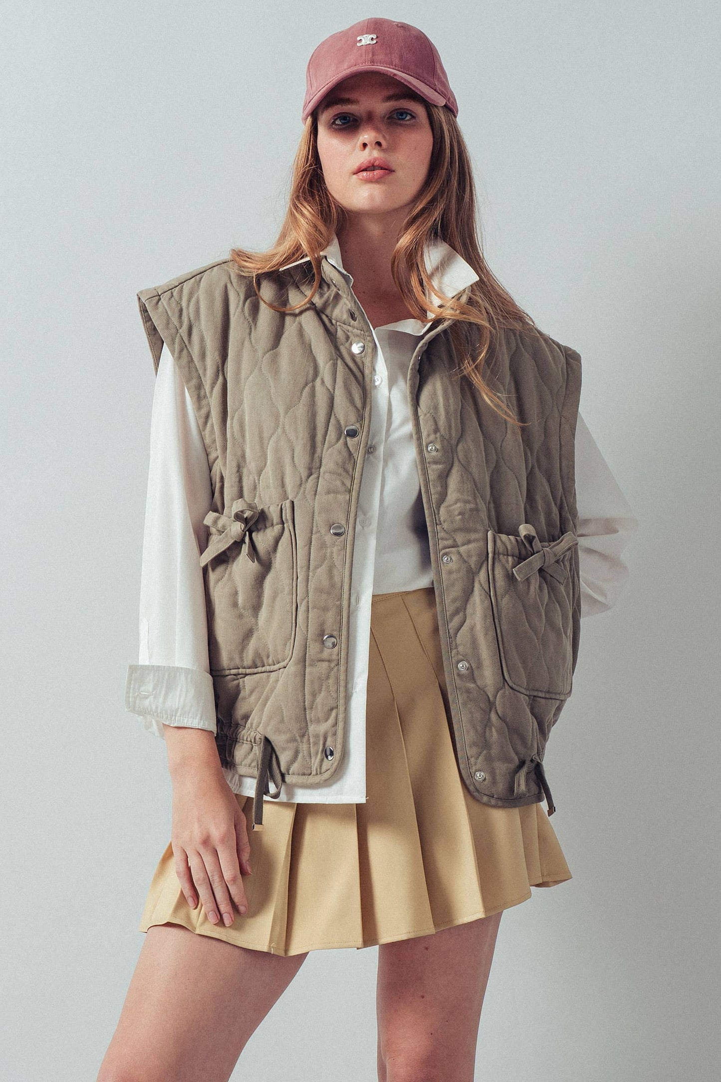 Vintage Washed Quilted Vest