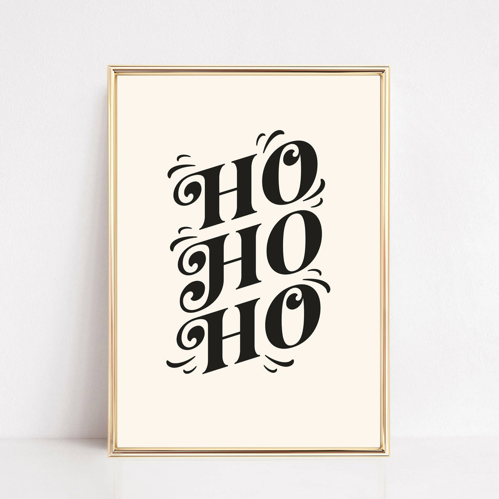 Retro Ho Ho Ho | Wall Art