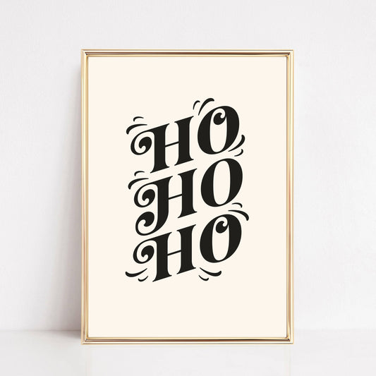 Retro Ho Ho Ho | Wall Art