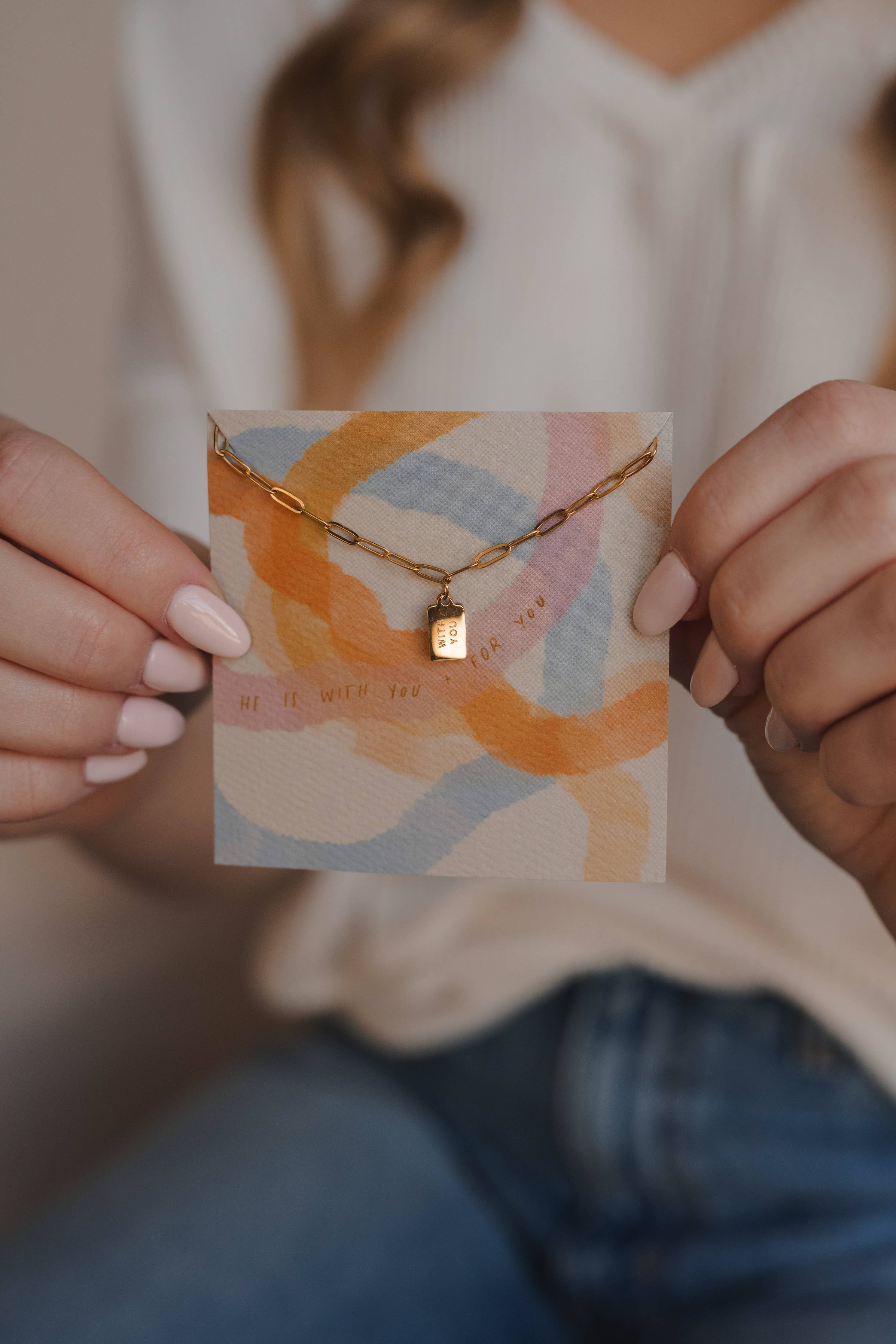 With You Tag Necklace