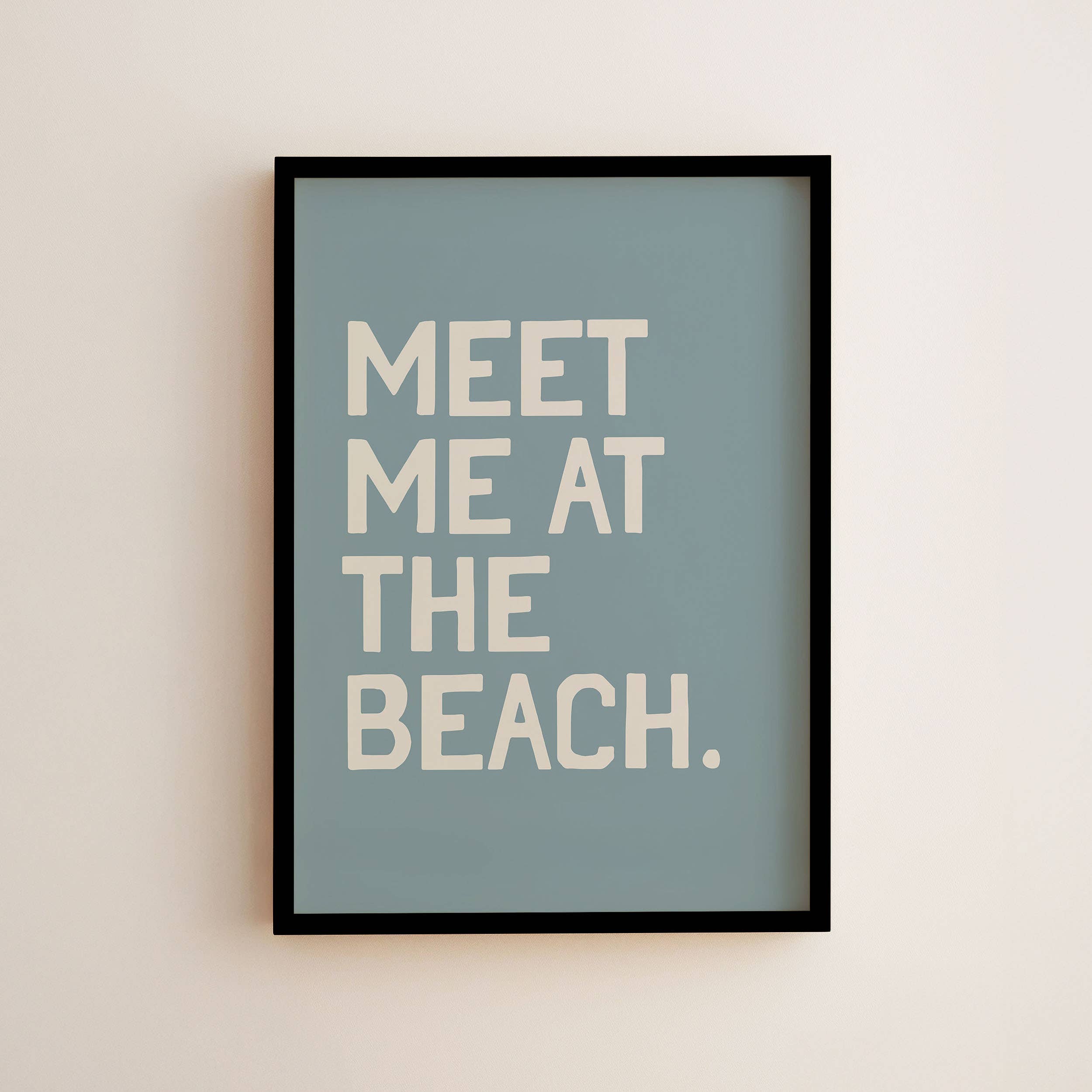 Meet Me At the Beach Wall Art