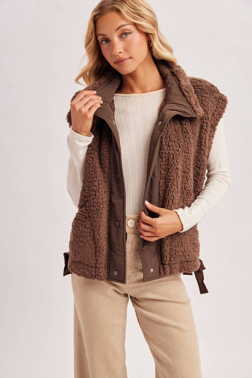 FLEECE SHERPA VEST