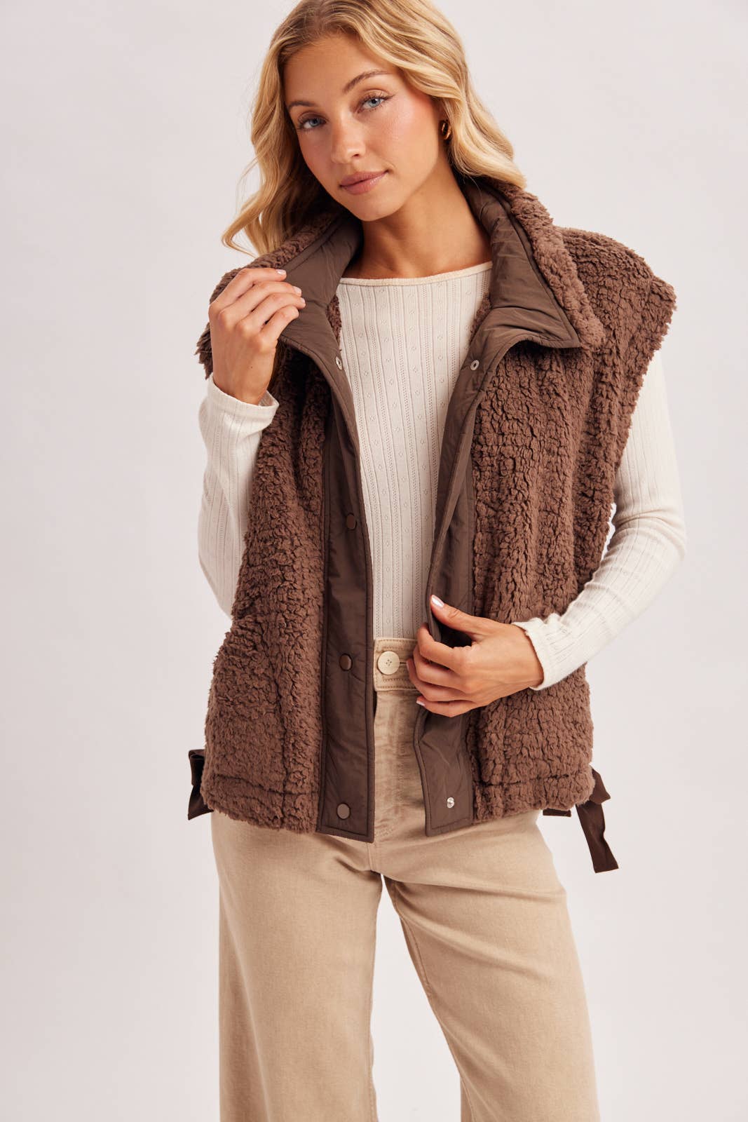 FLEECE SHERPA VEST