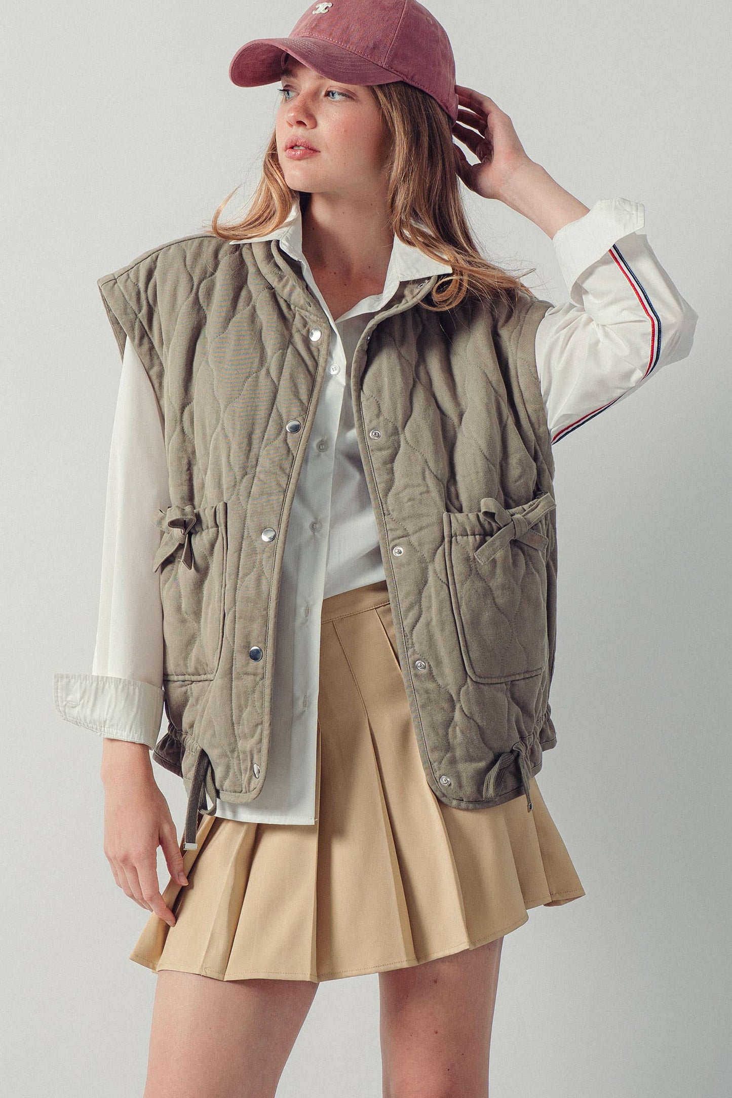 Vintage Washed Quilted Vest