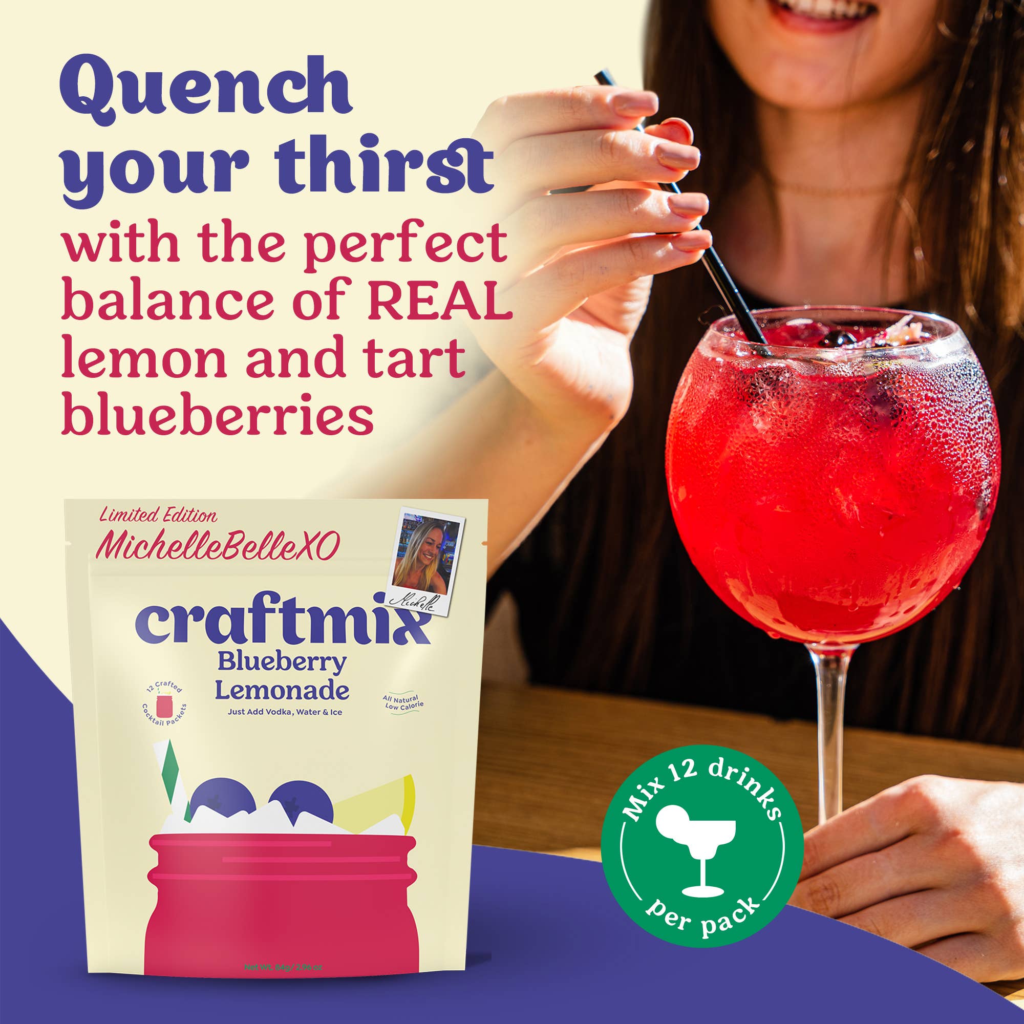 Blueberry Lemonade Mixer