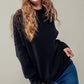 Valley Ribbed Knit Mock Neck Sweater