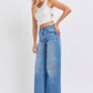 High Rise Wide Leg Denim Jean