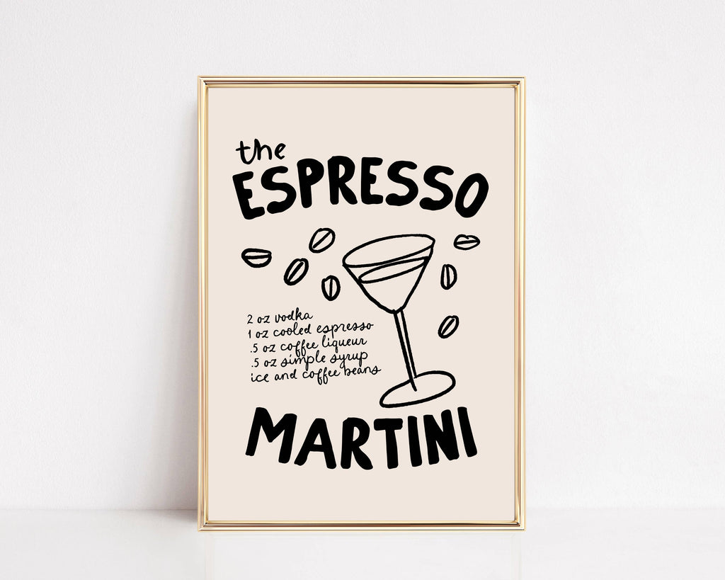 Espresso Martini Wall Art