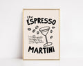 Espresso Martini Wall Art