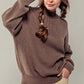 Valley Ribbed Knit Mock Neck Sweater