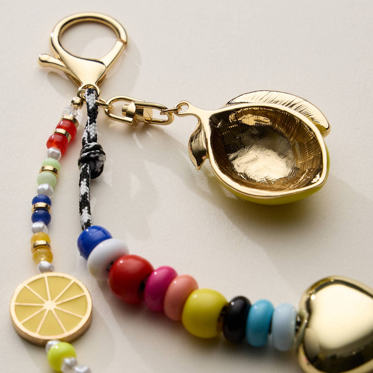 Lemon Charm Keychain