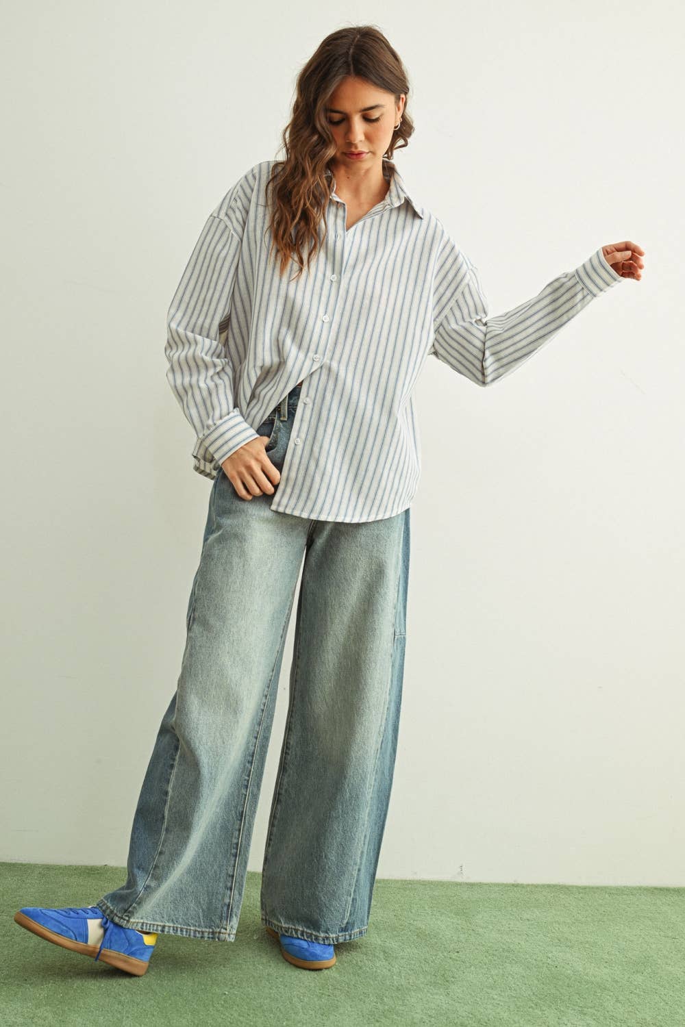 Two Tone Barrel Denim
