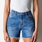 Tracy High Rise Denim Shorts