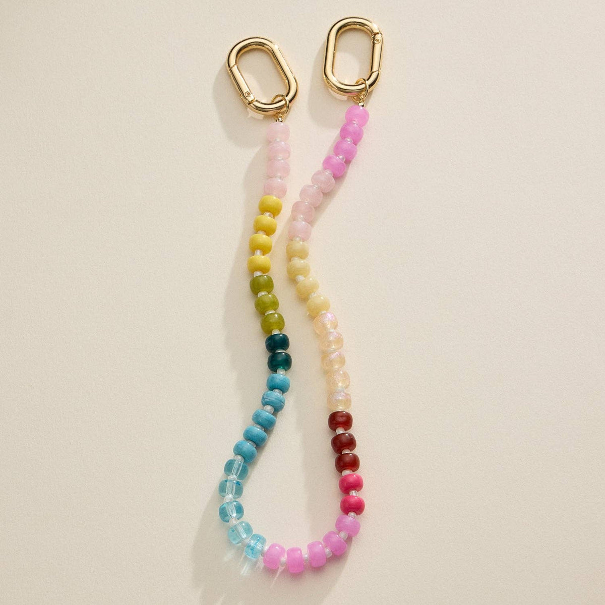 Colorful Beaded Bag Charm