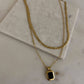 Charlotte Necklace Set in Black
