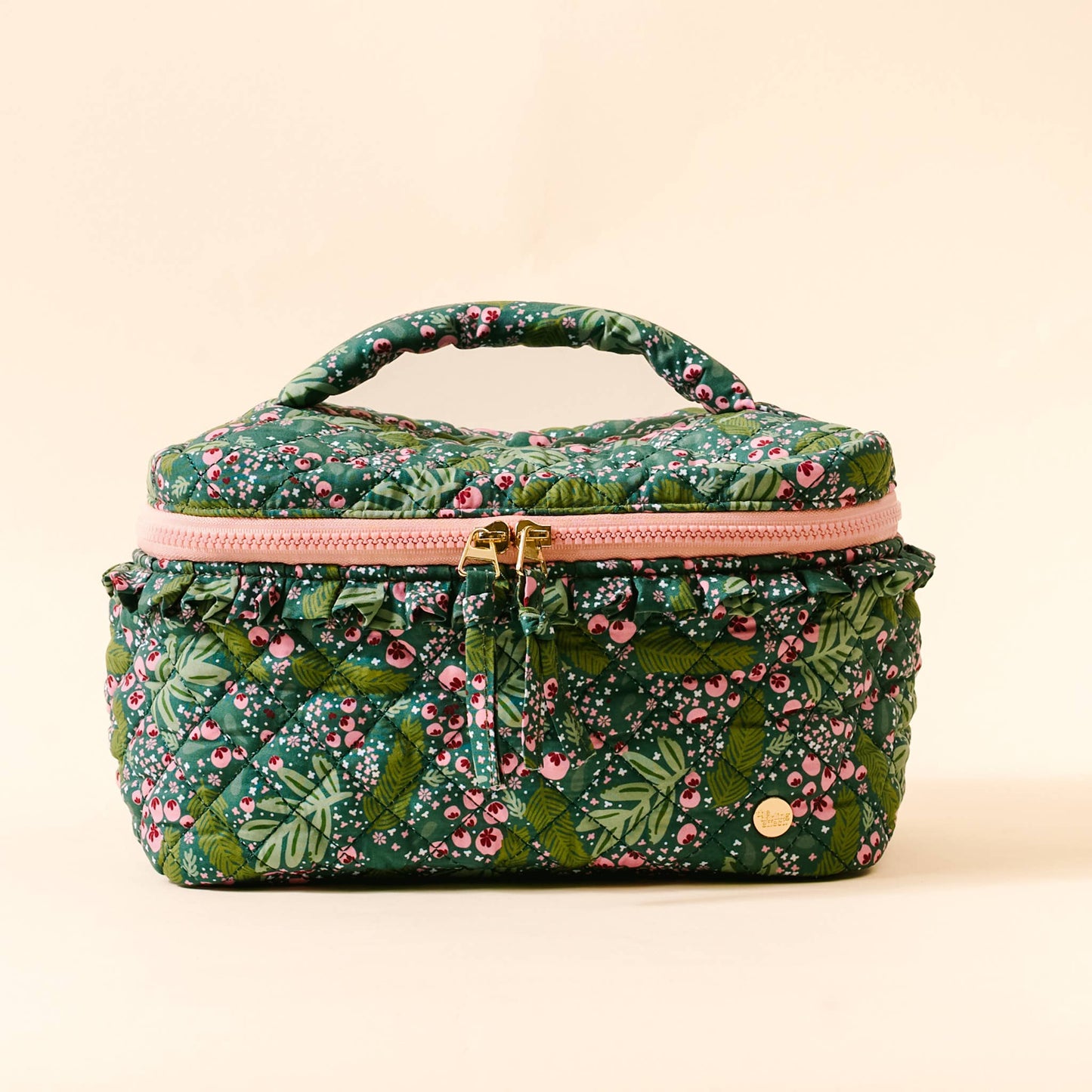 Quilted Cosmetic Bag - Jolly Sprig