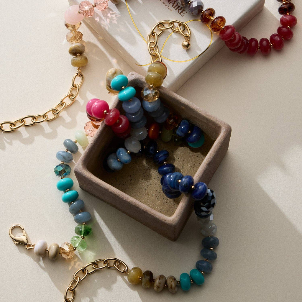 Mixed Bead Short Necklace