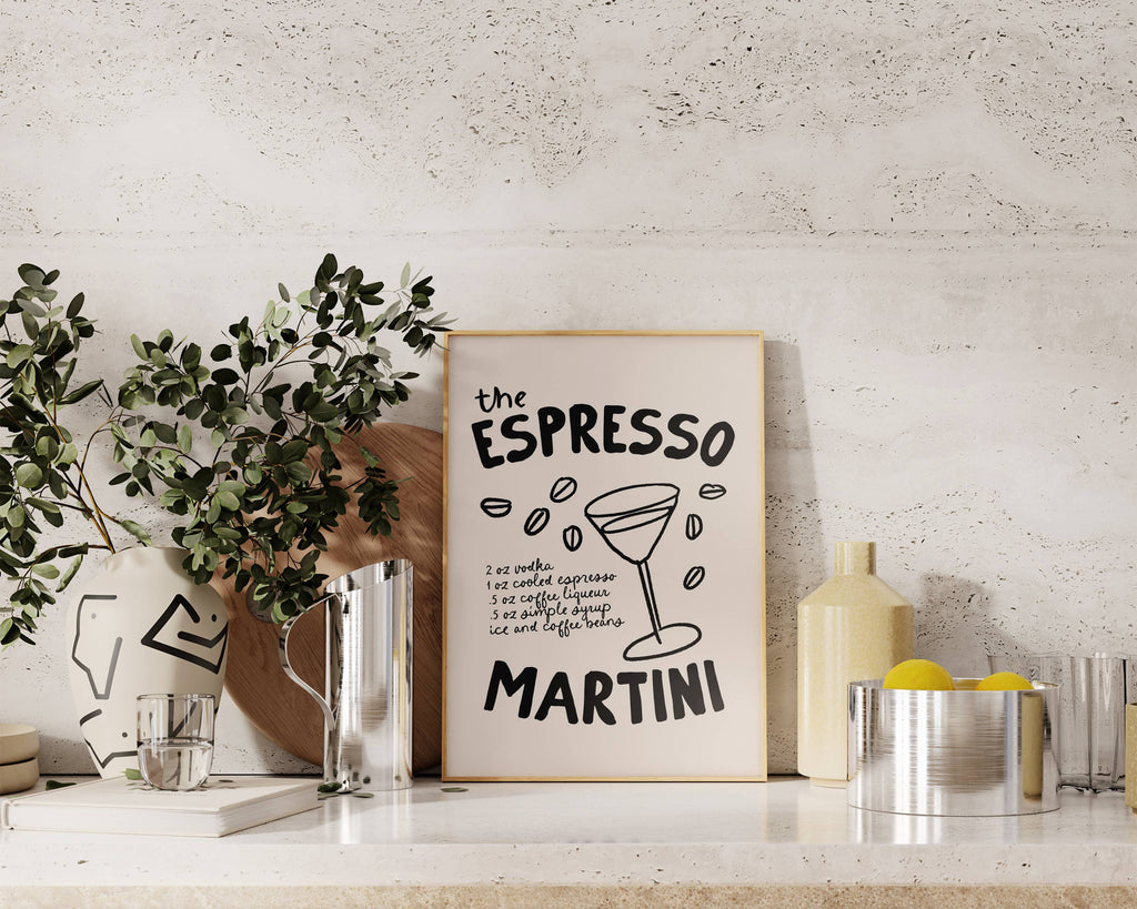 Espresso Martini Wall Art
