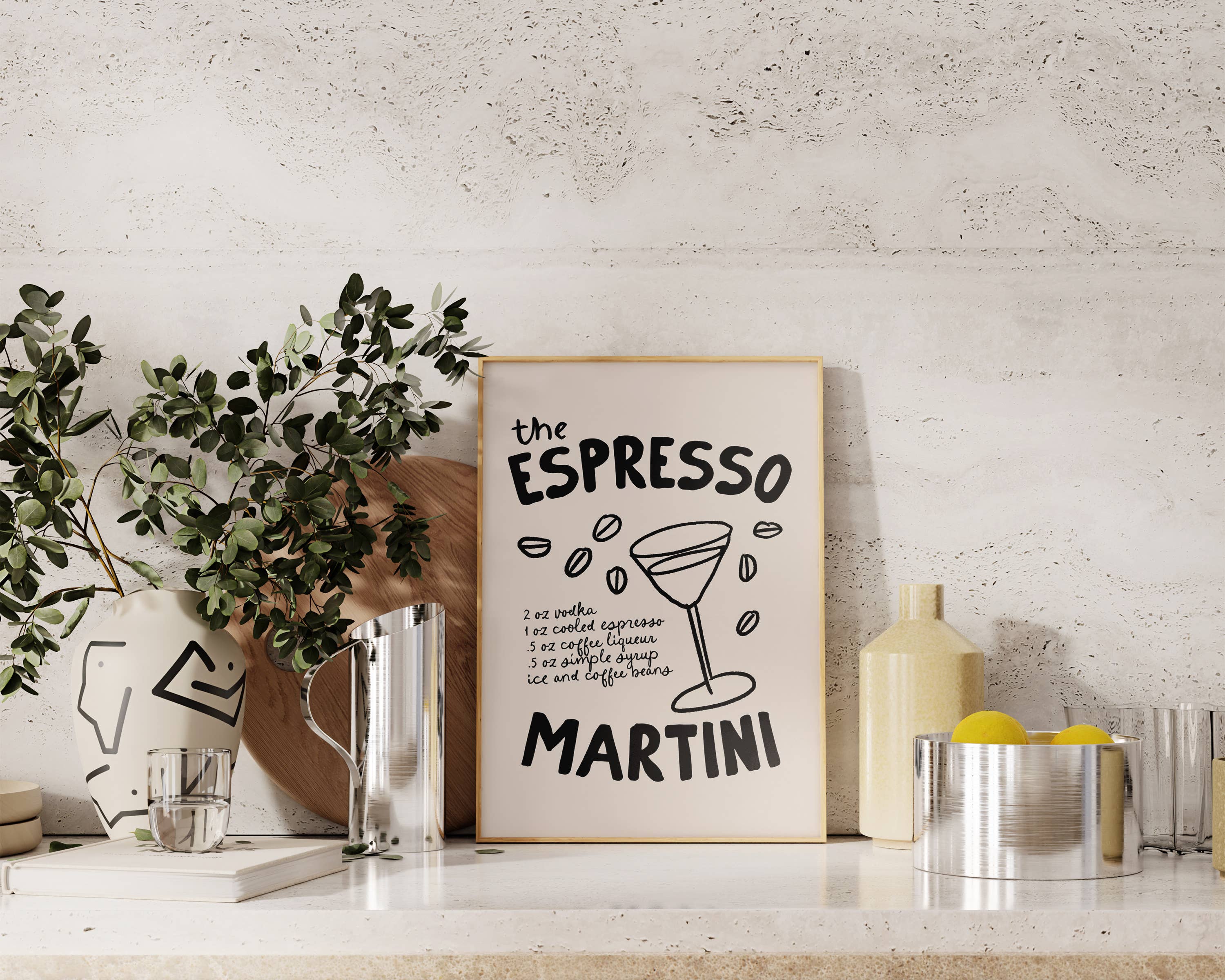 Espresso Martini Wall Art