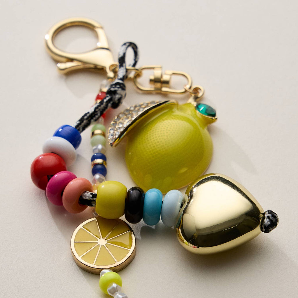 Lemon Charm Keychain