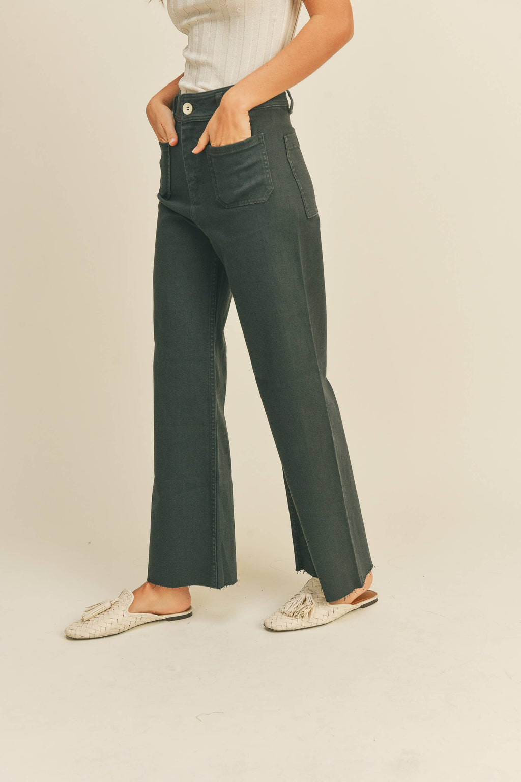 Mimi Straight Wide Leg Pants